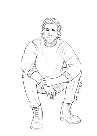 Full body lineart